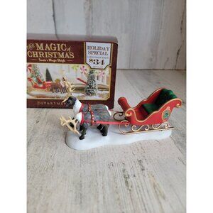 Dept 56 4042422 NEW Santa's magic sleigh village accessory Xmas